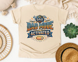 Dad Mode Activated Grey 2 graphic tee in Ivory