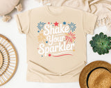 Shake Your Sparkler White 3 graphic tee in Ivory