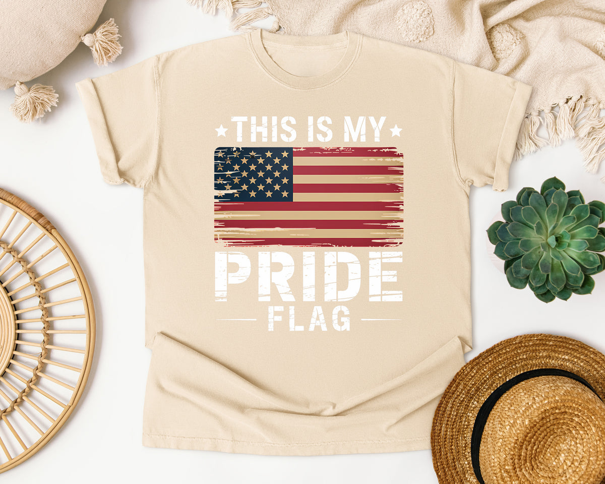 This Is My Pride Flag graphic tee in Ivory