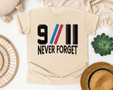 Never Forget Black graphic tee in Ivory