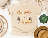 My Favorite Camping Buddy Calls Me Dad graphic tee in Ivory