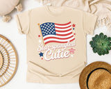 Star Spangled Cutie White 4 graphic tee in Ivory