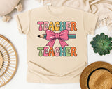 Teacher Teacher graphic tee in Ivory