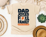 Dad Jokes Fuel Family White 2 graphic tee in Ivory