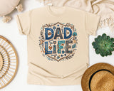 Dad Life Grey 3 graphic tee in Ivory