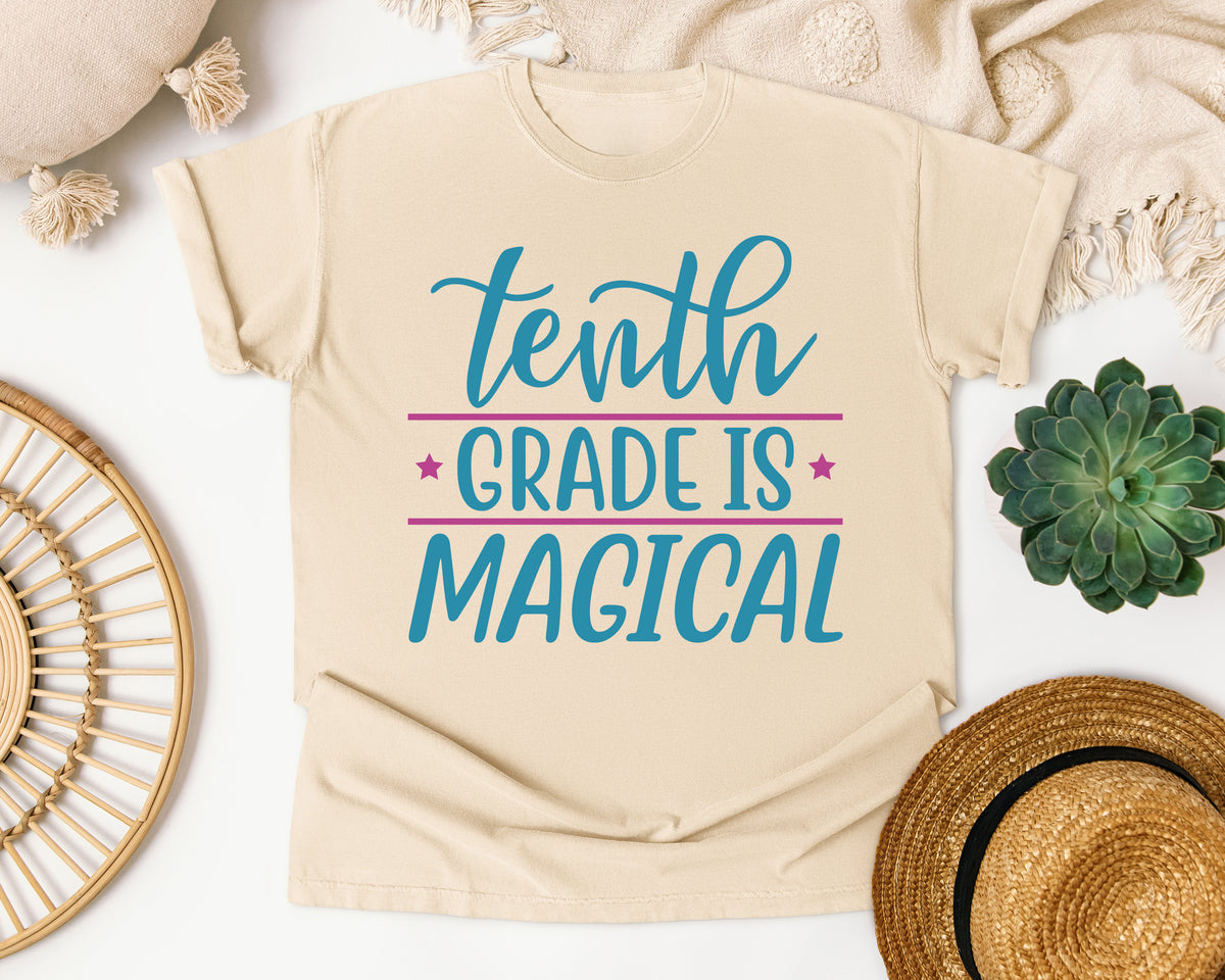 Tenth Grade Is Magical graphic tee in Ivory
