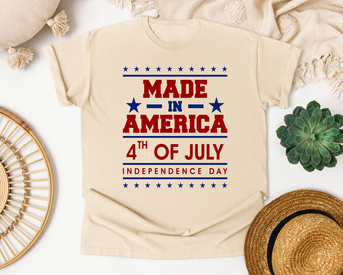 Made In America 4th Of July graphic tee in Ivory