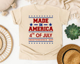 Made In America 4th Of July graphic tee in Ivory