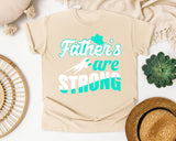 Fathers Are Strong White graphic tee in Ivory