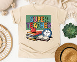 Super Teacher graphic tee in Ivory
