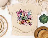 Fifth Grade Crew graphic tee in Ivory