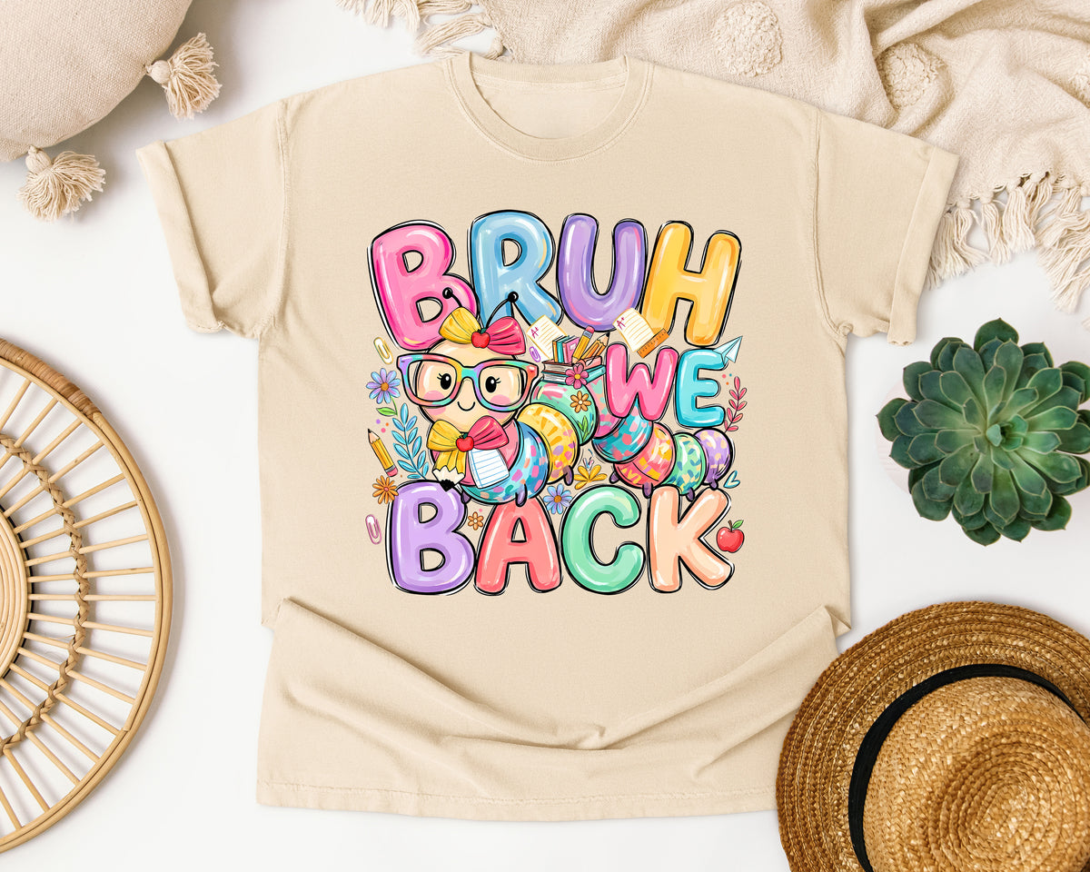 Bruh We Back Owl graphic tee in Ivory
