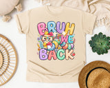 Bruh We Back Owl graphic tee in Ivory