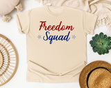 Freedom Squad graphic tee in Ivory