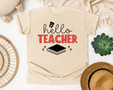 Hello Teacher Books graphic tee in Ivory