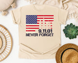 Never Forget Red 2 graphic tee in Ivory
