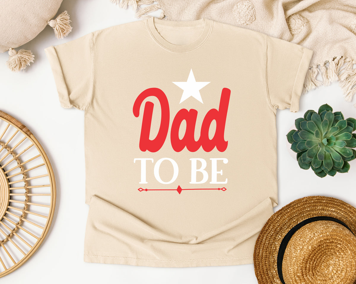 Dad To Be White 2 graphic tee in Ivory