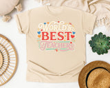 World's Best Teacher graphic tee in Ivory