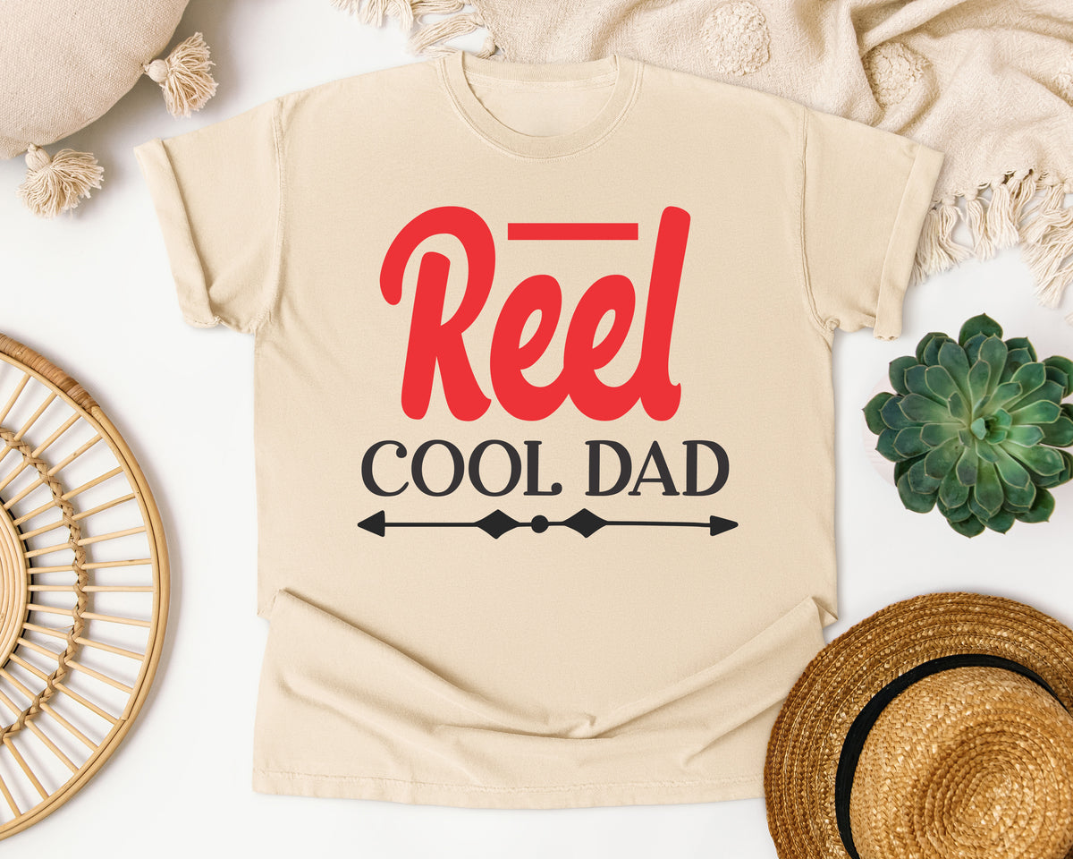 Reel Cool Dad White 3 graphic tee in Ivory