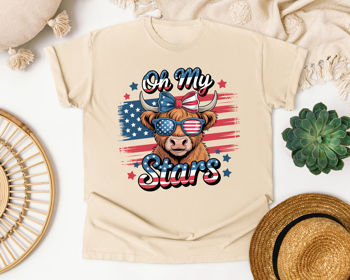 Oh My Stars Grey 2 graphic tee in Ivory