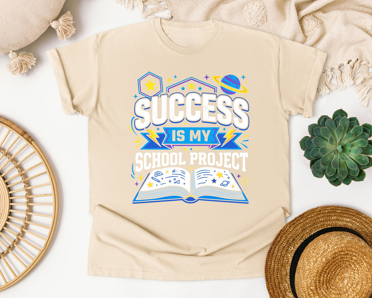 Success Is My School Project graphic tee in Ivory