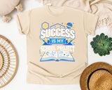 Success Is My School Project graphic tee in Ivory