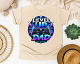 Level Up Dad graphic tee in Ivory