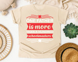 One Father Is More Than A Hundred Schoolmasters White graphic tee in Ivory