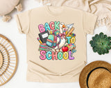 Back To School Goose Pastel graphic tee in Ivory