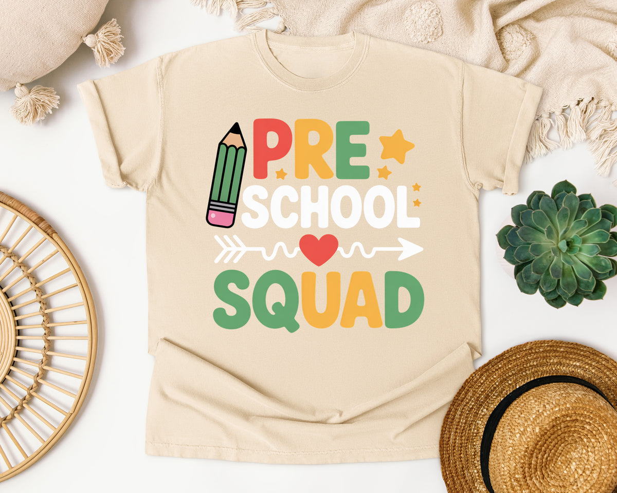 Preschool Squad graphic tee in Ivory