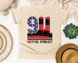 Never Forget Black 3 graphic tee in Ivory