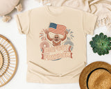 Bigfoot Freedom graphic tee in Ivory