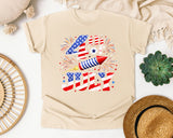 4th Of July graphic tee in Ivory