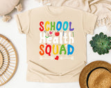 School Health Squad Light Print Graphic Tee graphic tee in Ivory