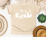 Dad graphic tee in Ivory