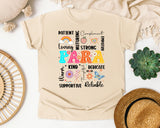 Para Appreciation Words Graphic Tee graphic tee in Ivory