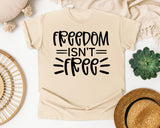 Freedom Isn't Free White 3 graphic tee in Ivory