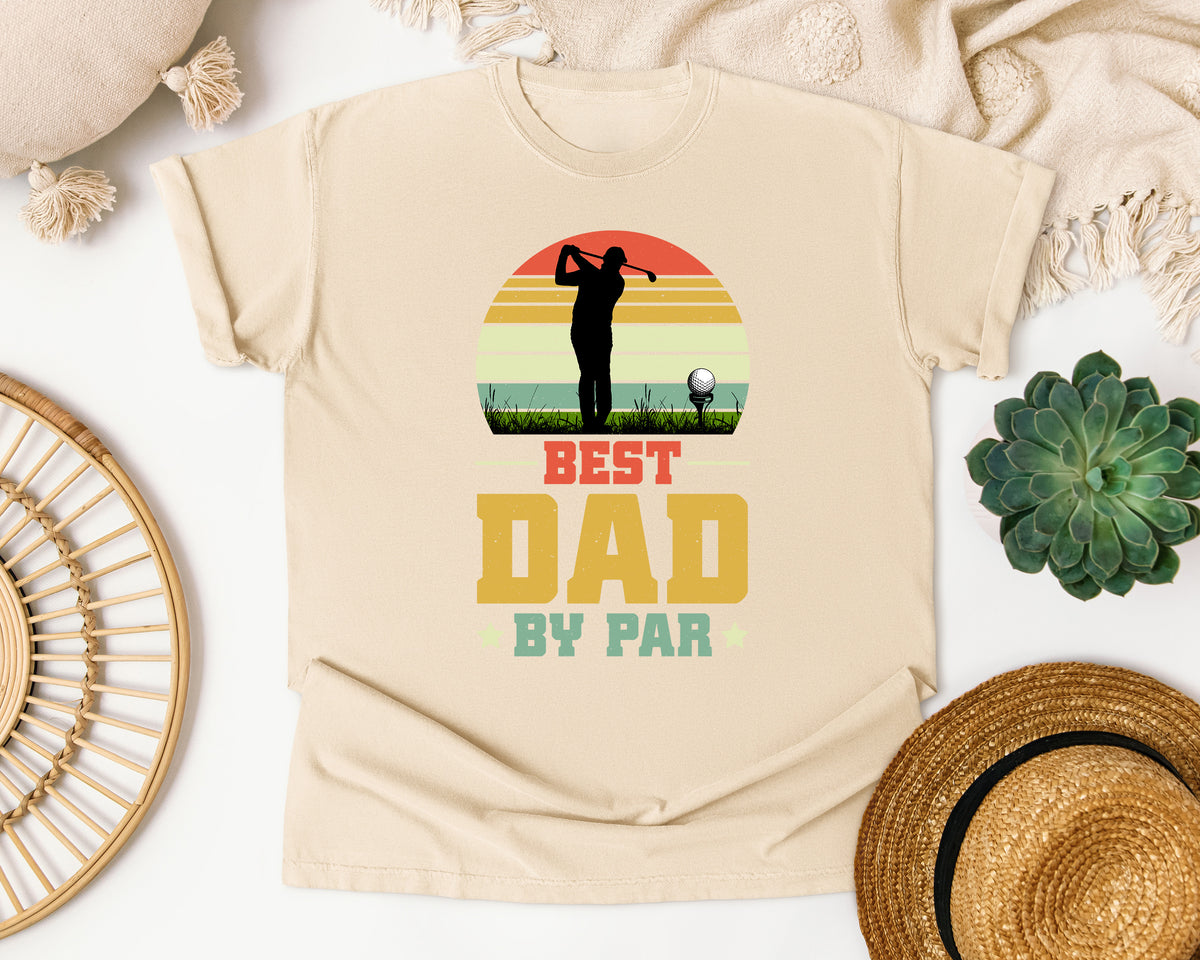 Best Dad By Far Golf graphic tee in Ivory