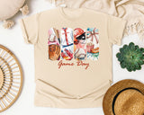 Game Day Baseball Panels graphic tee in Ivory