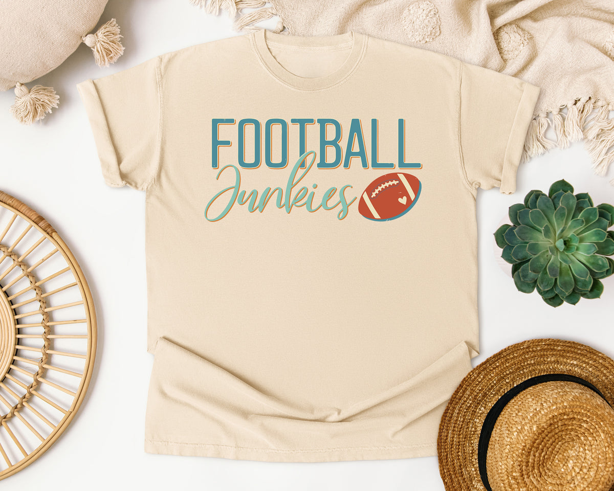 Football Junkies graphic tee in Ivory