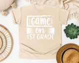 Game On 1st Grade White graphic tee in Ivory