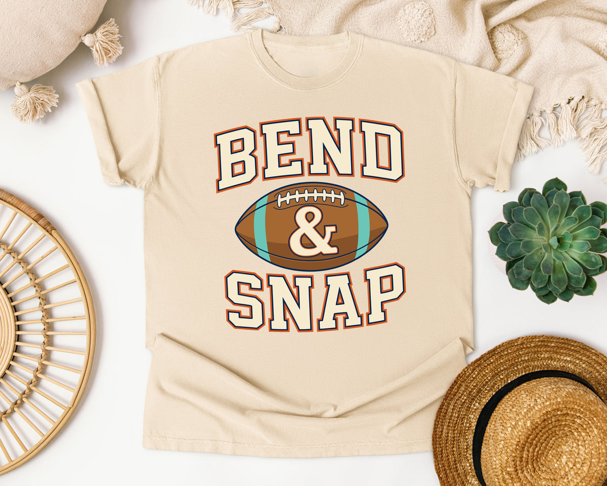 Bend And Snap Football graphic tee in Ivory
