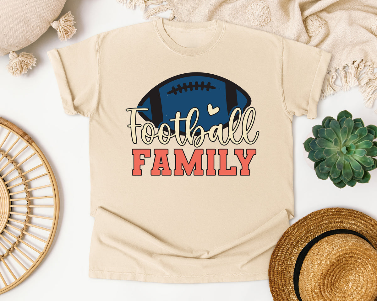 Football Family graphic tee in Ivory