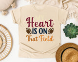 My Heart Is On That Field graphic tee in Ivory