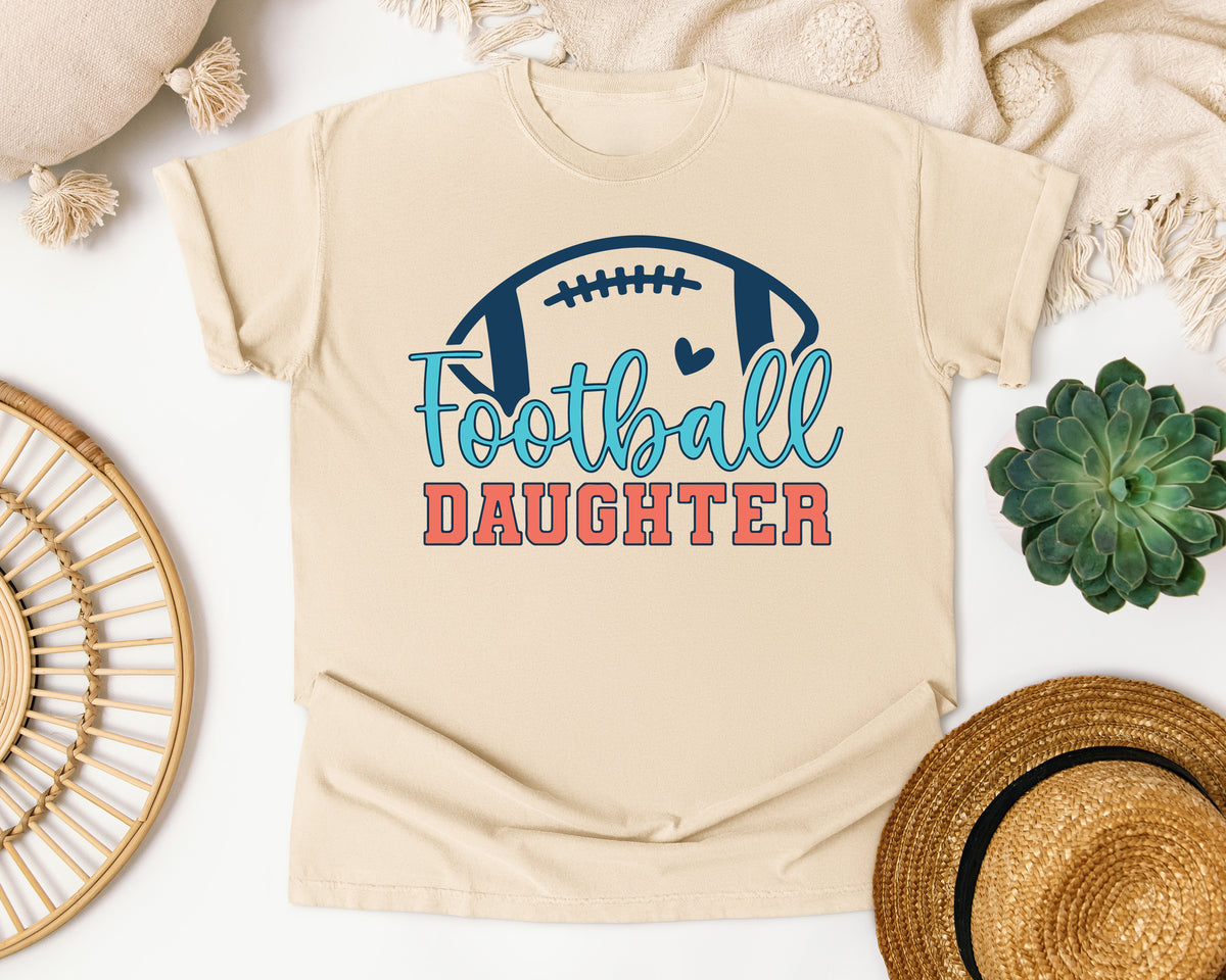 Football Daughter graphic tee in Ivory