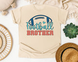 Football Brother graphic tee in Ivory