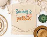 Sundays Are For Football Script graphic tee in Ivory