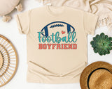 Football Boyfriend graphic tee in Ivory