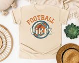 Football Vibes Circle graphic tee in Ivory