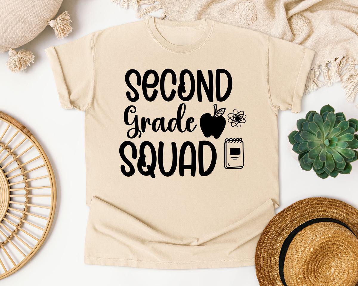 Second Grade Squad Atom graphic tee in Ivory